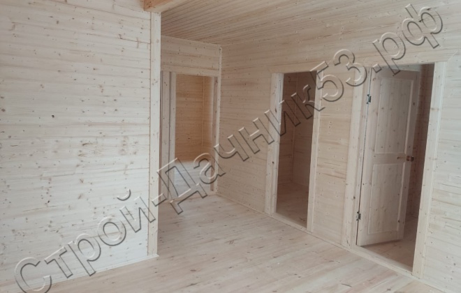 4 Каркасно-щитовой дом Д-34, 9х8м, 72 М², Ярославская область, Некрасовский район, село Диево-Городище. (16)